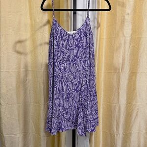 Thakoon Purple Leaf Print Camisole